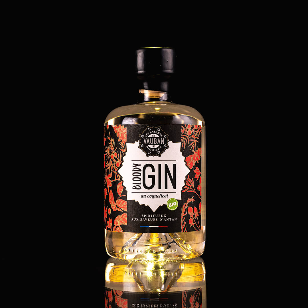 Bloody gin coquelicot